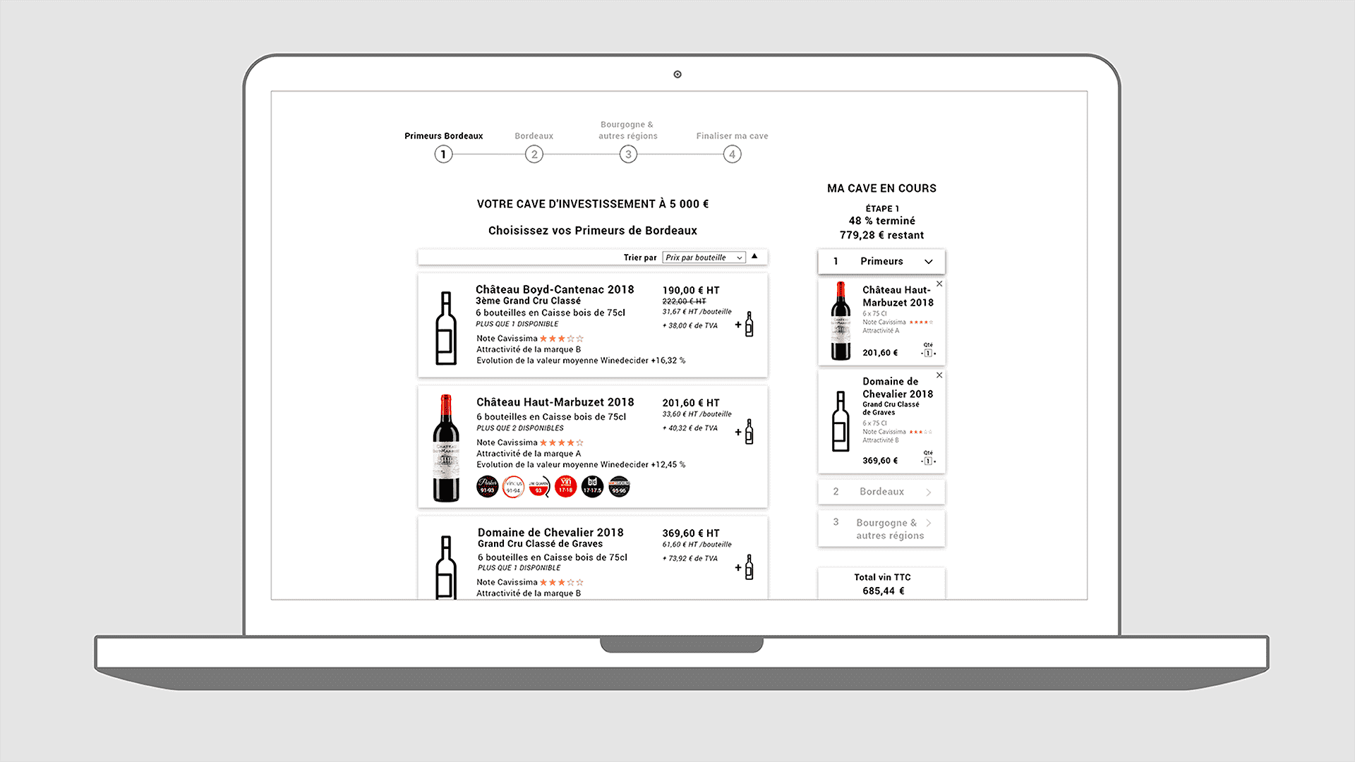 Wireframe Assistant Virtuel