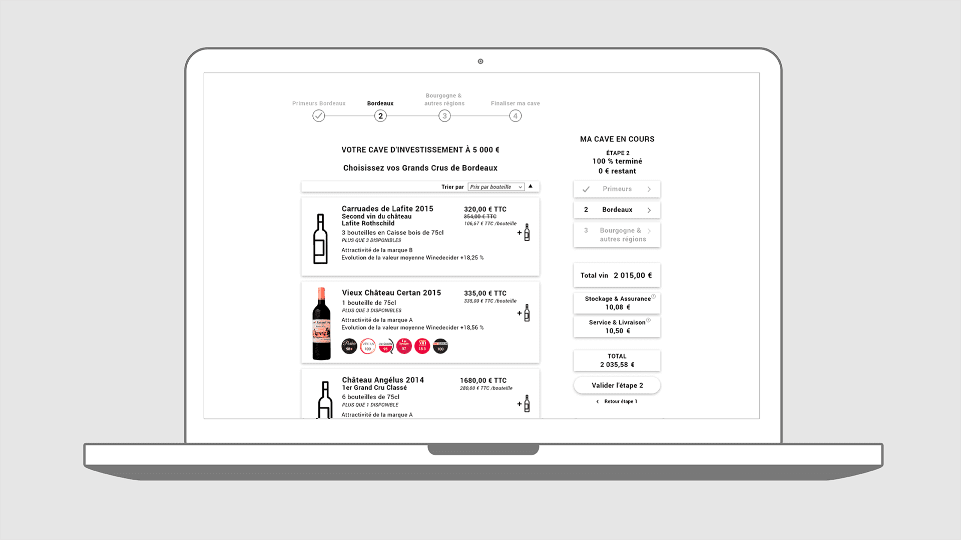 Wireframe Assistant Virtuel