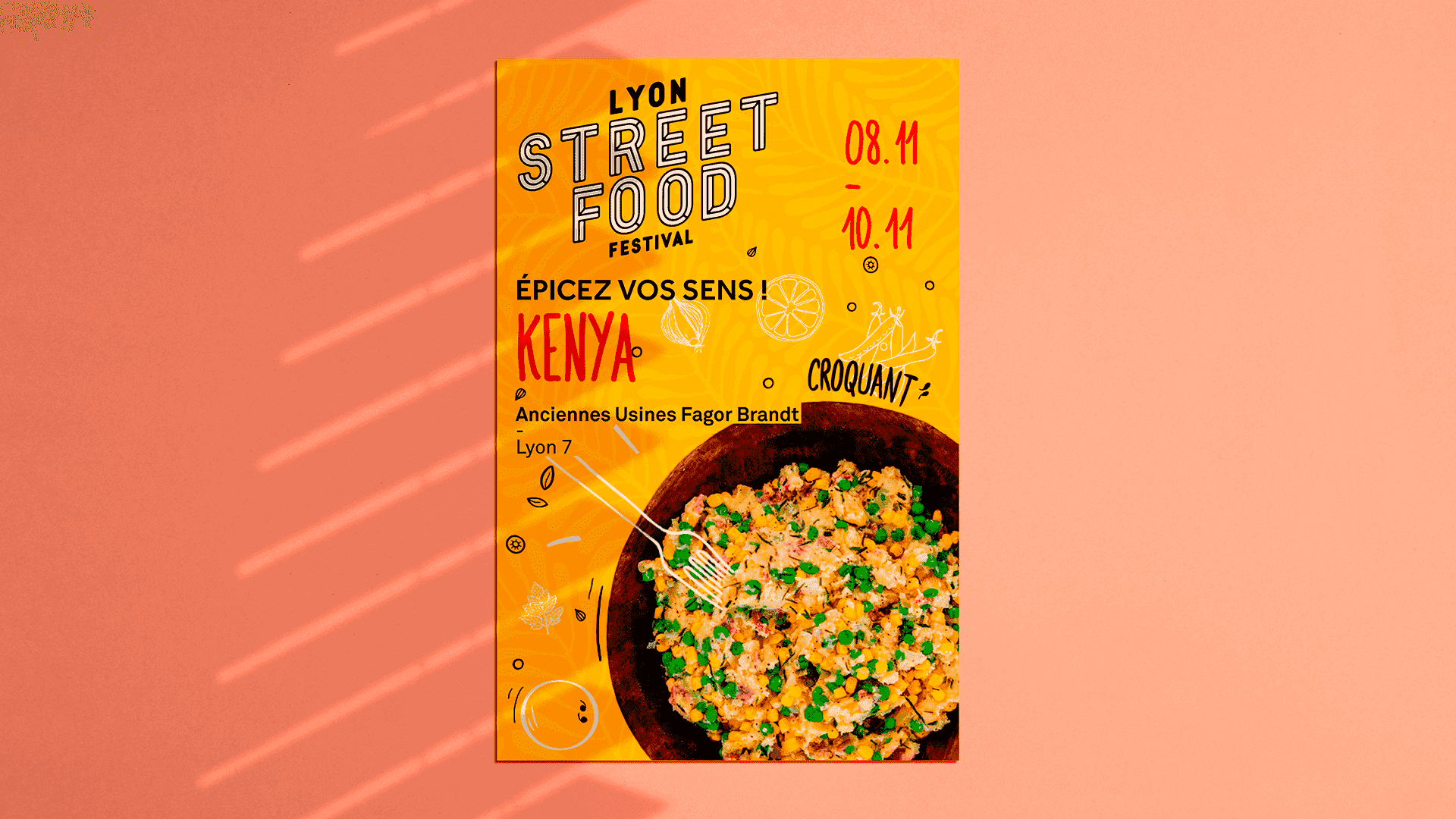 Affiche Lyon Street Food Festival Kenya